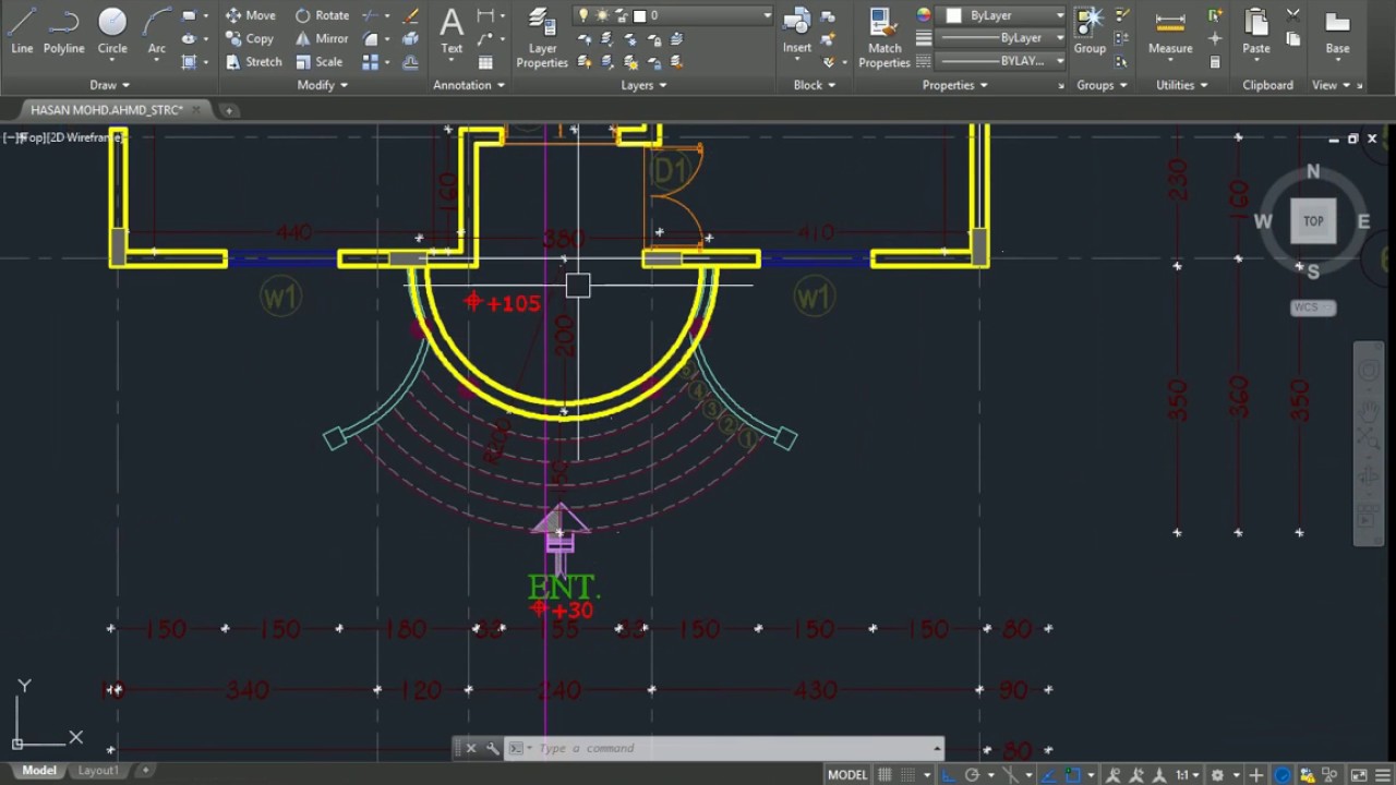 How to Draw Curved Beam and Slab in ETABS YouTube