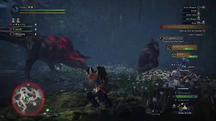 Monster Hunter World: Iceborne - Turf War: Rajang Vs Savage Deviljho (Re-shot)