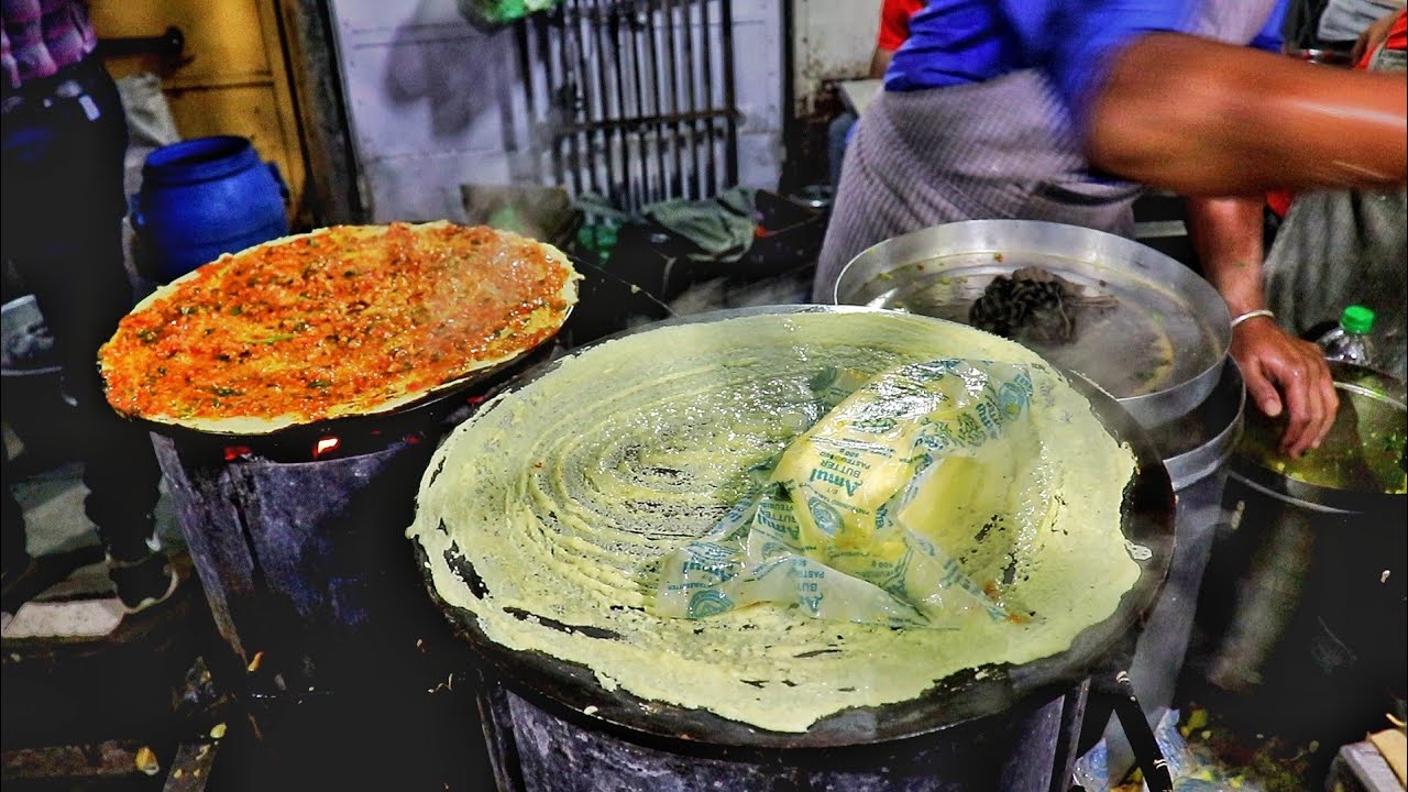 King Of Jain Dosa | Butter Loaded Open Cheese Dosa | Heavy Crowd | Indian Street Food | Street Food Fantasy