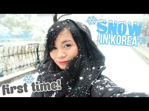 The Perfect Time To See Snow In South Korea Trip To Korea Vlog Youtube