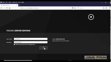 Fedora 28 Server Installation in VMWare Workstation 14 Player
