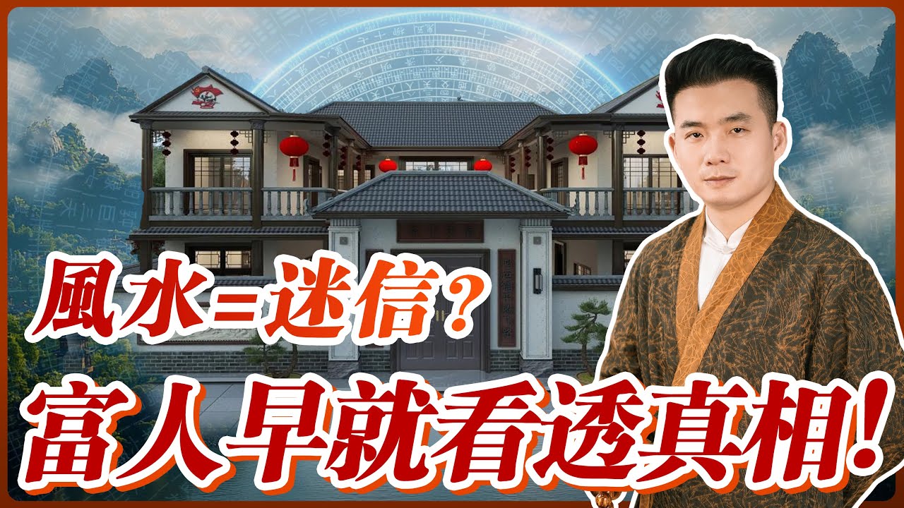 為什麼越有錢的人越信風水？風水=迷信？道元用科學邏輯徹底講透：環境方位決定你的財運健康！不懂就虧大了！