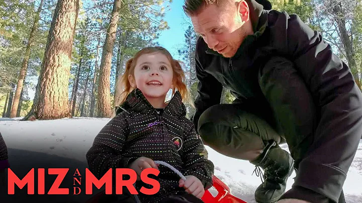 The Miz and family go sled-riding: Miz and Mrs., J...