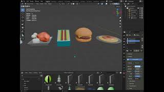 Blender3D Food 3D