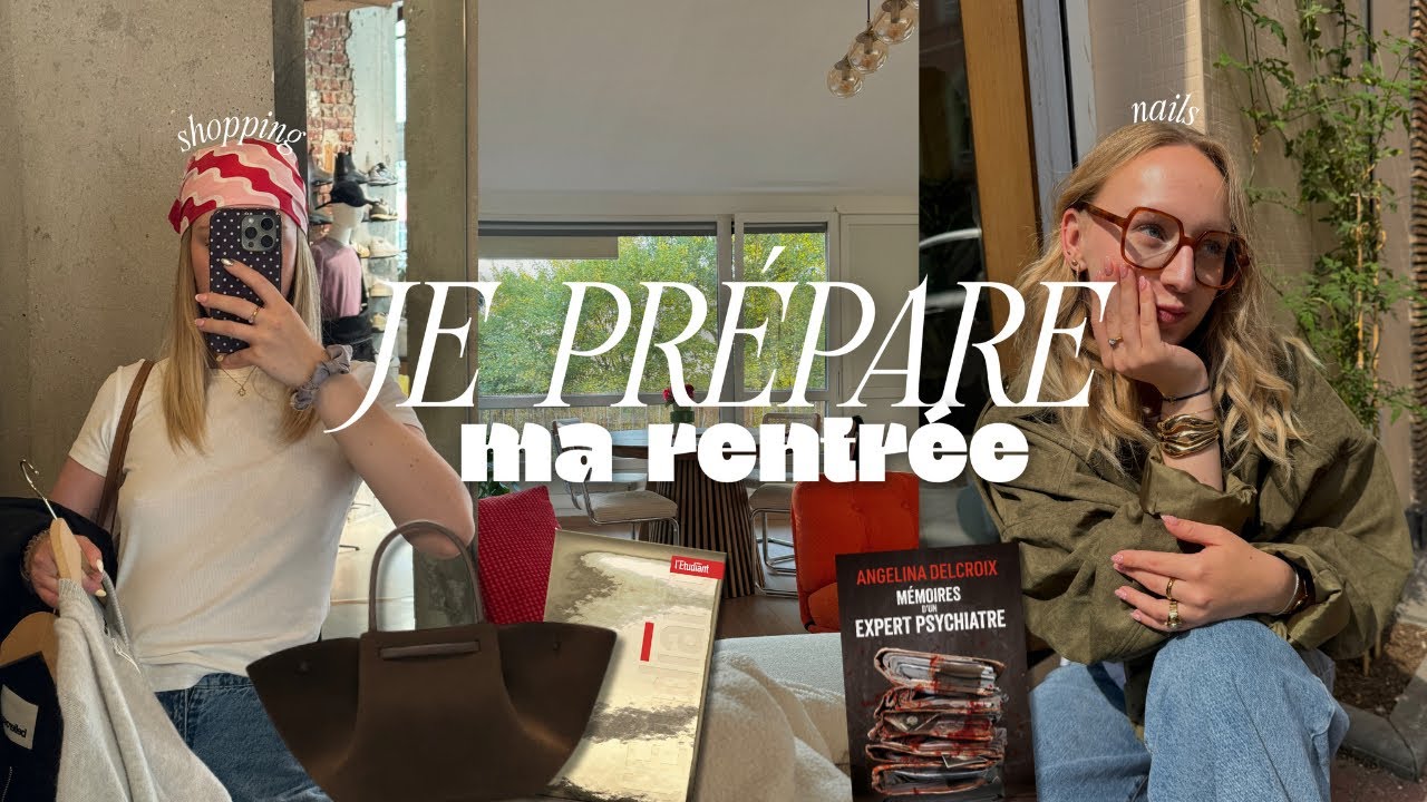 JE PRÉPARE MA RENTRÉE (shopping, mon sac, déco, et +)