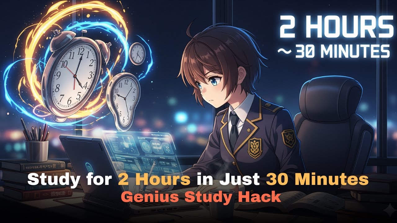 Study for 2 Hours in Just 30 Minutes| Genius Study Hack #StudyHacks # ...