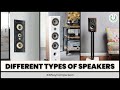 Custom Install vs Floorstanding vs Bookshelf Speakers | Types of Speakers in Home Theater Explained!