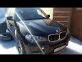 BMW X5 E70 – Замена задних тормозных колодок + датчик в полевых условиях!