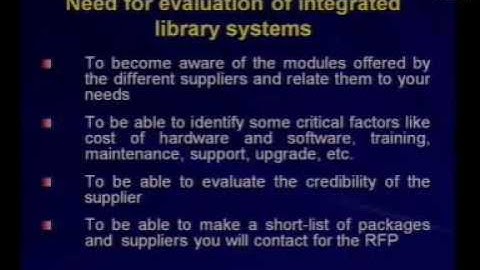 Library Automation Planning and Implementation