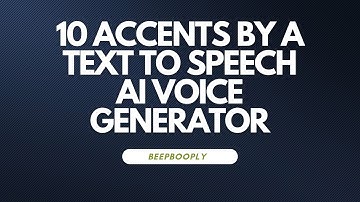 10 accents by a text to speech AI voice generator