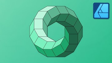 How to Create an Impossible 3D Toroidal Polyhedron in Affinity Designer