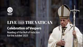 Celebration of Vespers with Pope Francis from Vatican || May 09 , 2024