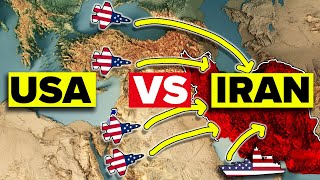 If US and IRAN Go To War, Who Wins? (Hour by Hour)