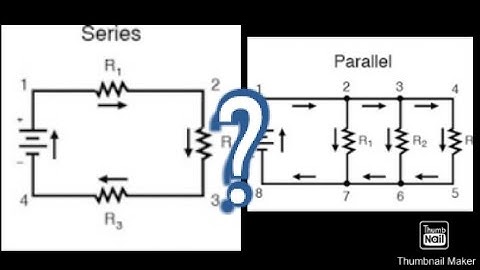 Difference Between Parallel & Series Circuit in Tamil