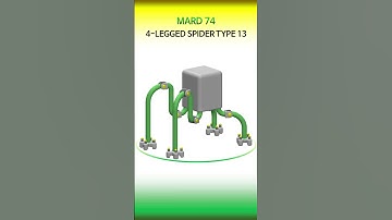 MARD [74] 4-Legged Spider Robot Type 13 animation #shorts