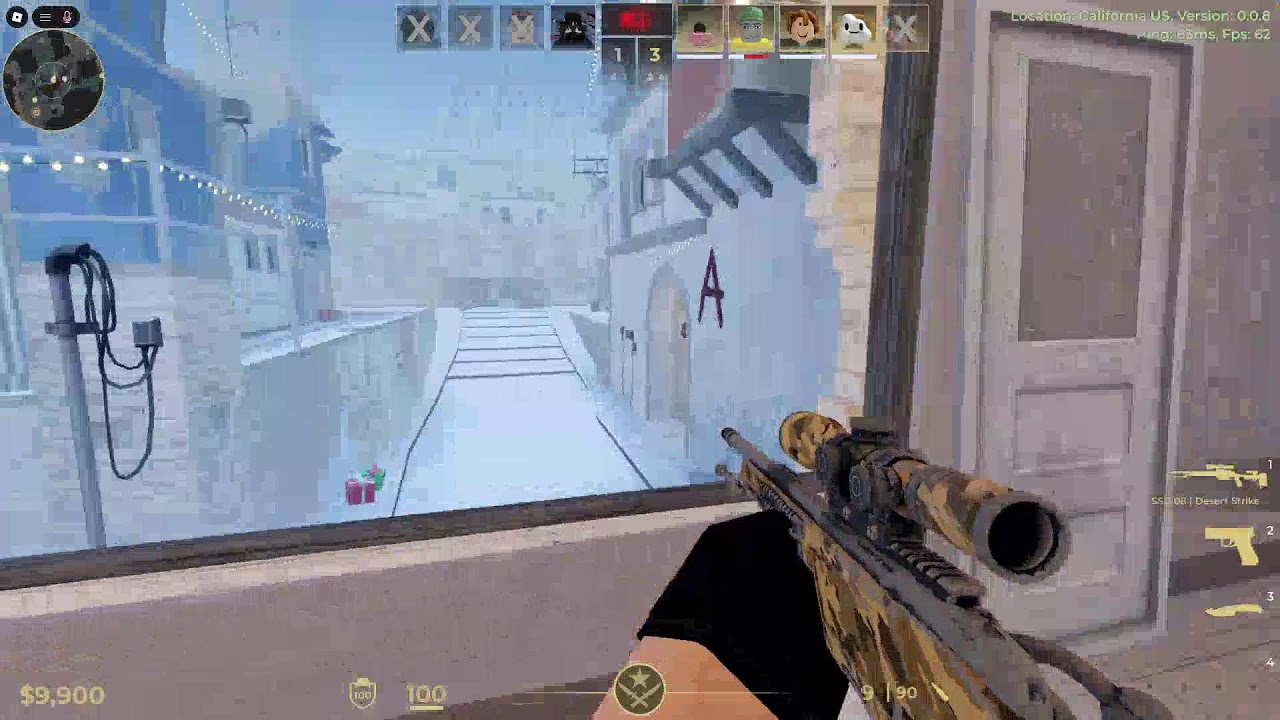 Playing CSGO on roblox || maybe opening cases