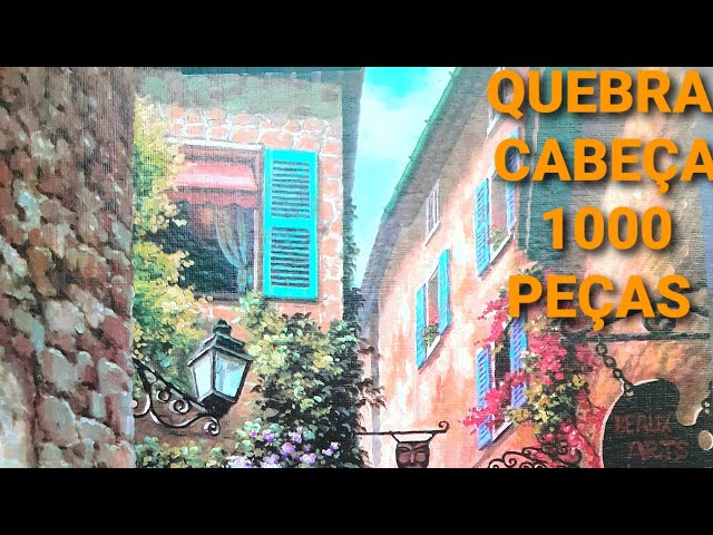 Quebra-Cabeça - 1000 Peças - Game Office - Vielas Francesas - Nice