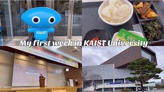 A week in my life as a KAIST exchange student, student cafeteria & Daejeon city✨ | exchange vlog