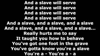 CES Cru - Slave - Lyrics