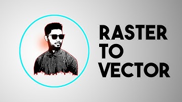 How to Convert Raster Image to Vector Image in Photoshop |  Photoshop Tutorial