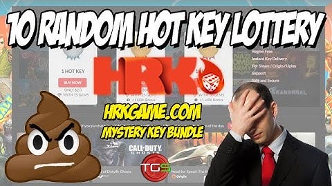 10 Random Hot Key Lottery (HRK Mystery Steam Key Opening) + BONUS GIFT!