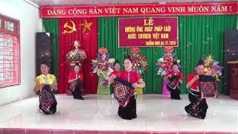 Múa: Khăn piêu đợi chờ, đội văn nghệ phụ nữ xã Chiềng khoi, huyện yên Châu, tỉnh Sơn La.