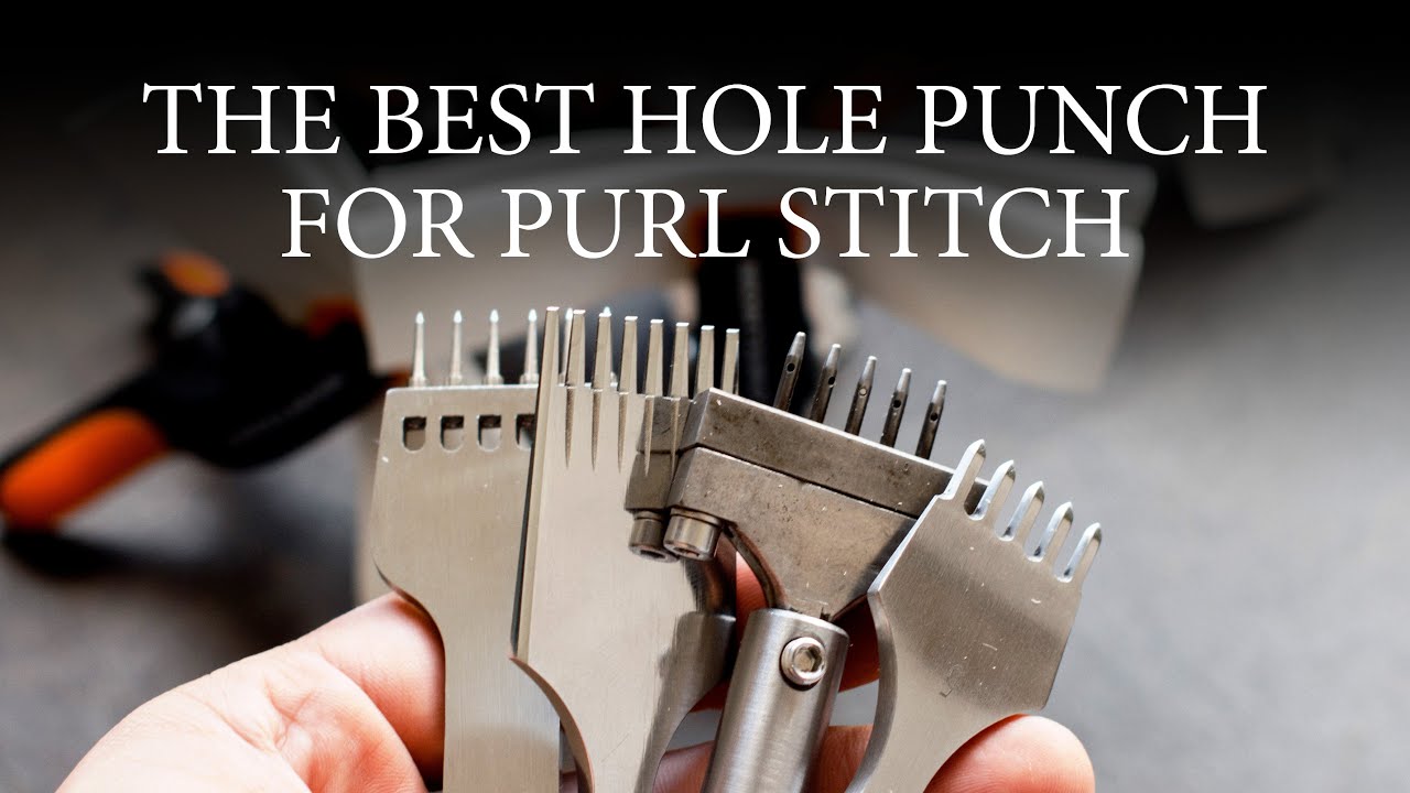 Which HOLE PUNCH is right for you?? - Leather Craft HAND STITCHING Tool  Review 