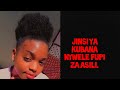 JINSI YA KUBANA NYWELE FUPI ZA ASILI HOW TO DO A HIGH PUFF 