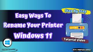 Easy Ways to Rename Your Printer in Windows 11 #doit_mostafa