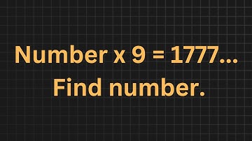 Example 33 | Number System | Quantitative Aptitude | S Chand | RS Agrawal