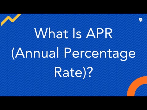 What Is APR (Annual Percentage Rate)?