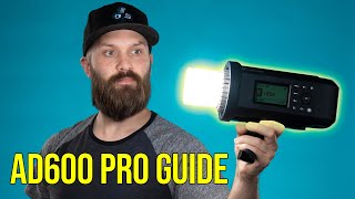 ФЛЕШ-РУКОВОДСТВО GODOX AD600 PRO Как использовать Flashpoint Xplor 600 Pro