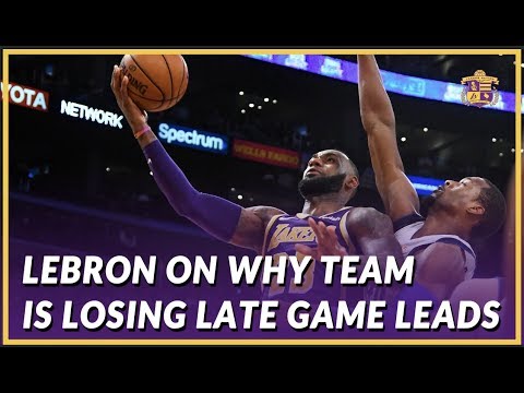 Lakers Post Game: LeBron Jame On Losing Leads Late & Closing Out the Game