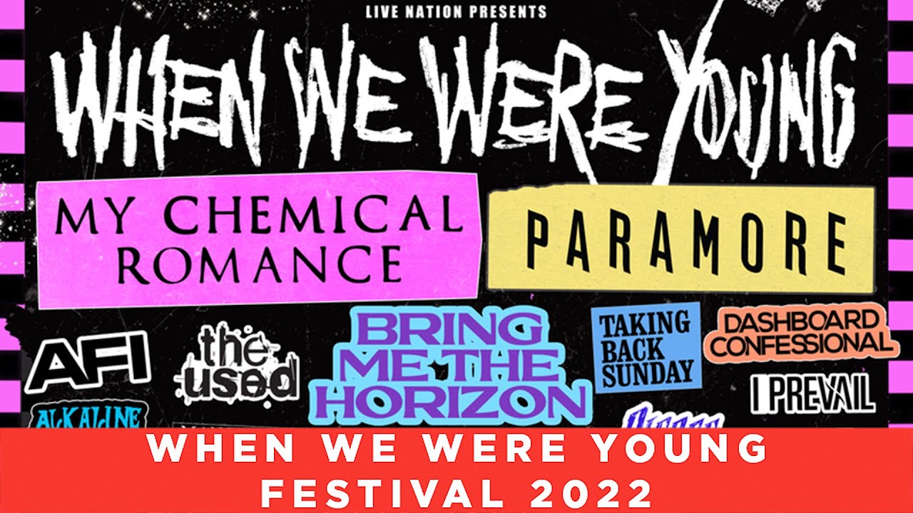 When We Were Young festival announces My Chemical Romance ...