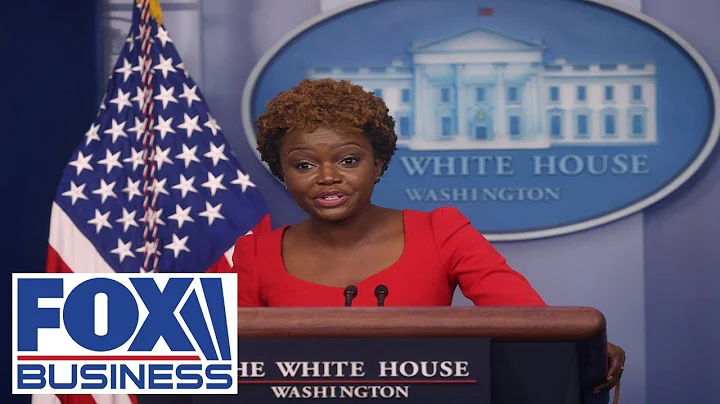 Karine Jean-Pierre holds a White House briefing | ...