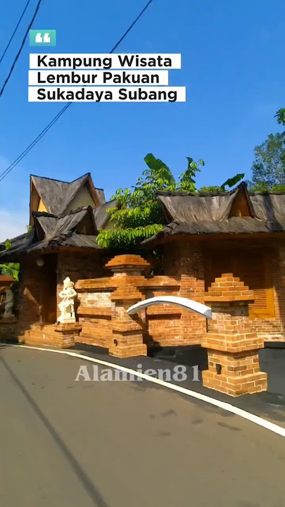 KAMPUNG WISATA LEMBUR PAKUAN SUBANG,KANG DEDI MULYADI,#lemburpakuan #kangdedimulyadi#shorts #wisata