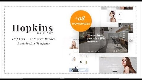 Barber Shop & Hair Salon HTML - Hopkins | Themeforest Templates