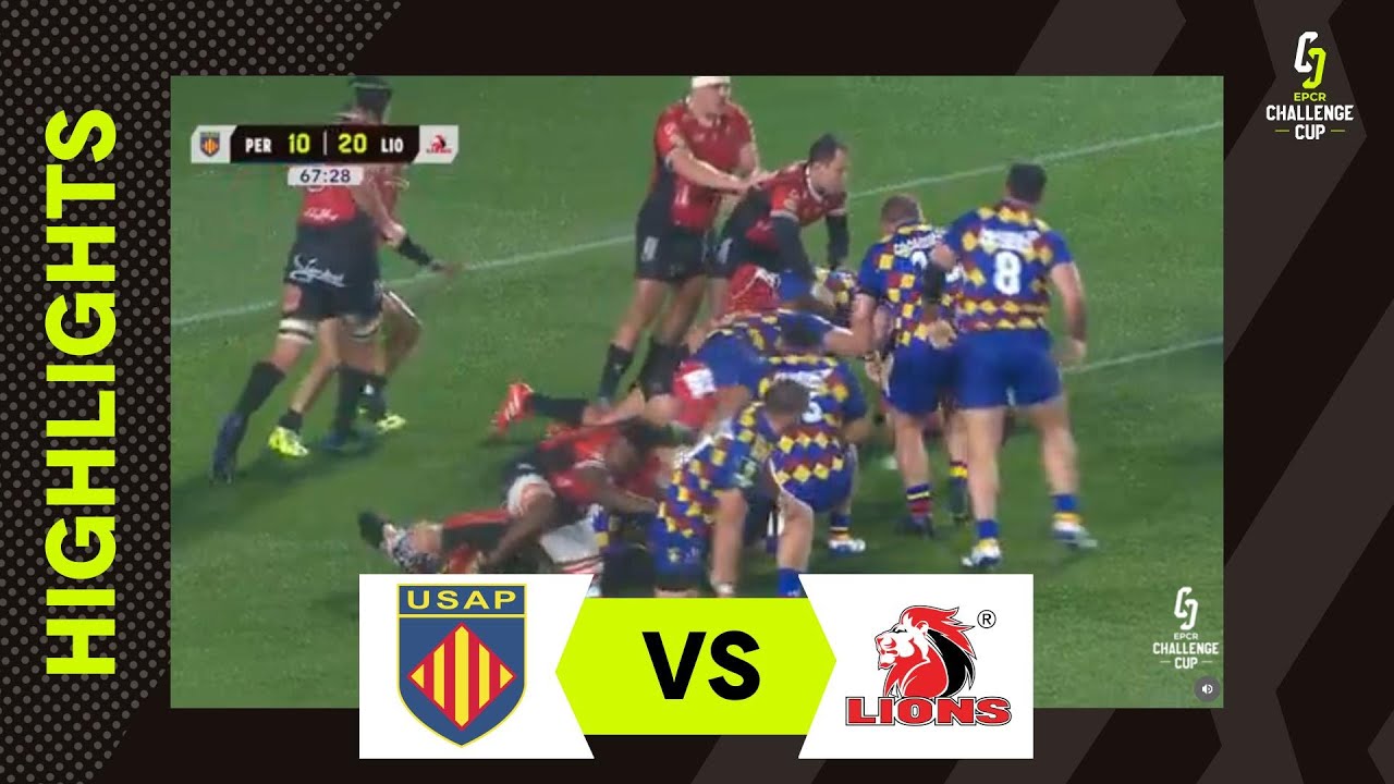 Blink and you’ll miss it⚡| USA Perpignan v Lions | EPCR Challenge Cup Extended Highlights