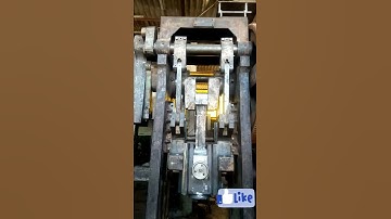 Deep drawing double action power press trial.