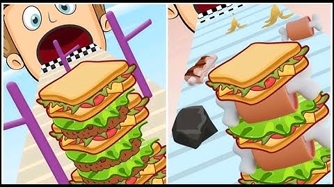 Sandwich Runner Max Level Mobile Walkthrough Game Alltrailers Update iOS,Android Gameplay