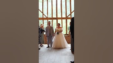 Bride & Groom Walk Up The Aisle