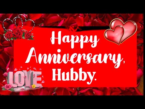 Happy Anniversary My Dear Husband || WeddingMarriage Anniversary Status Wishes Greetings For Hubby