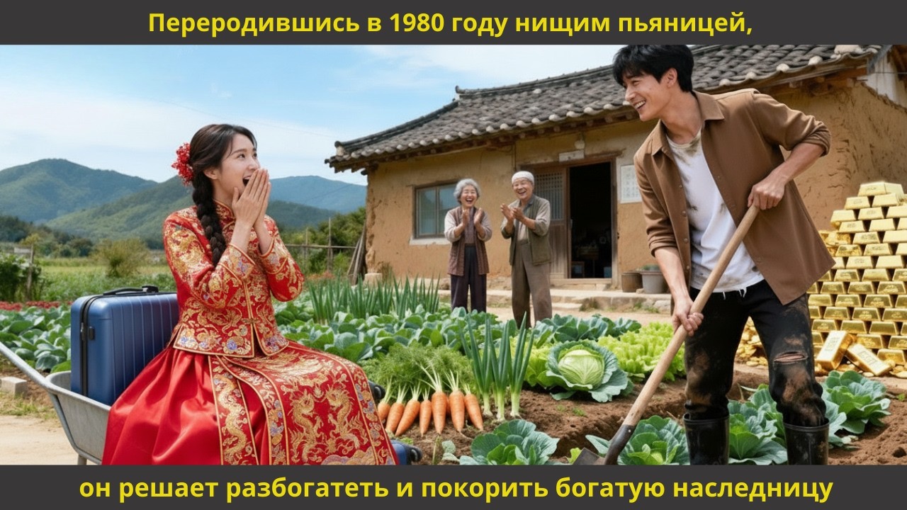 Переродившись в 1980 году нищим пьяницей, он решает разбогатеть и покорить богатую наследницу