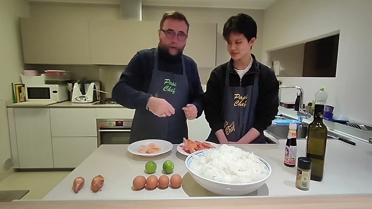 PAPI CHEF: riso fritto ai gamberi