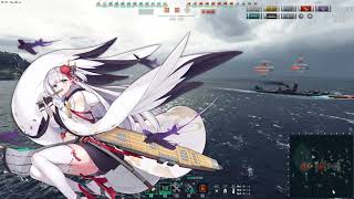 Menacing Shokaku - World Of Warships X Azur Lane Mod