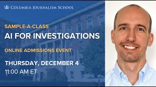 CJS Admissions: Sample-a-Class on 