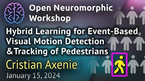 Hybrid learning for event-based visual motion detection and tracking for pedestrians - C. Axenie