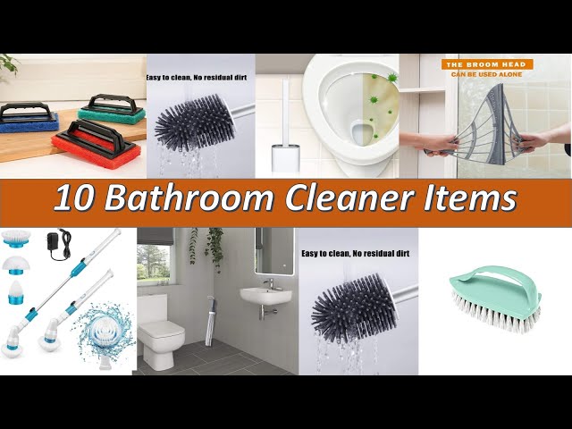 Complete List of Bathroom Cleaning Supplies