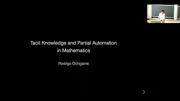 Tacit knowledge and partial automation in mathematics