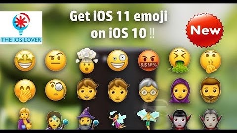 Get ios 11 emojis right now!!(no jailbreak)